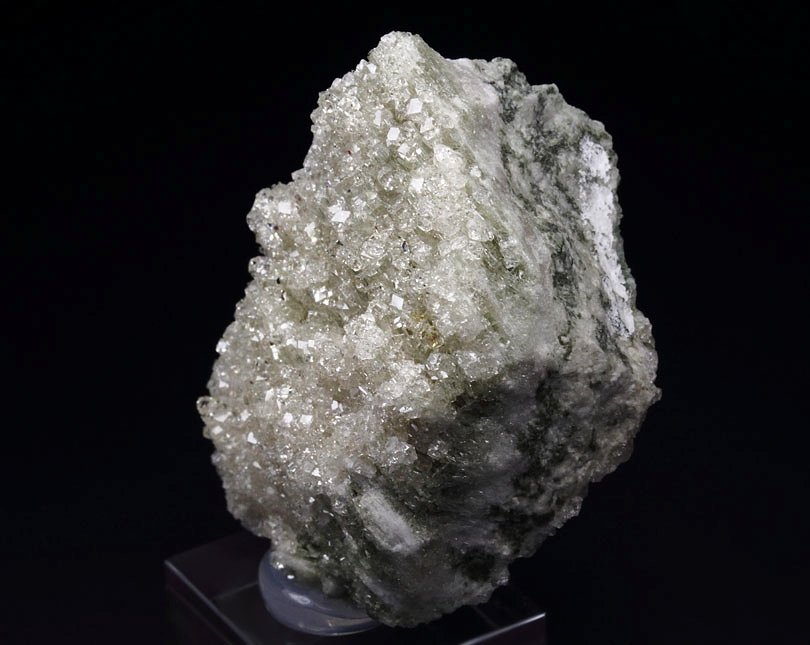 extremely rare - colorless gem GARNET var. GROSSULAR, DIOPSIDE 