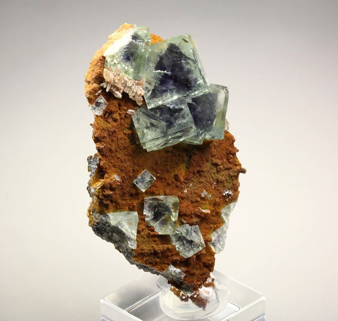 new find - FLUORITE with PHANTOMS