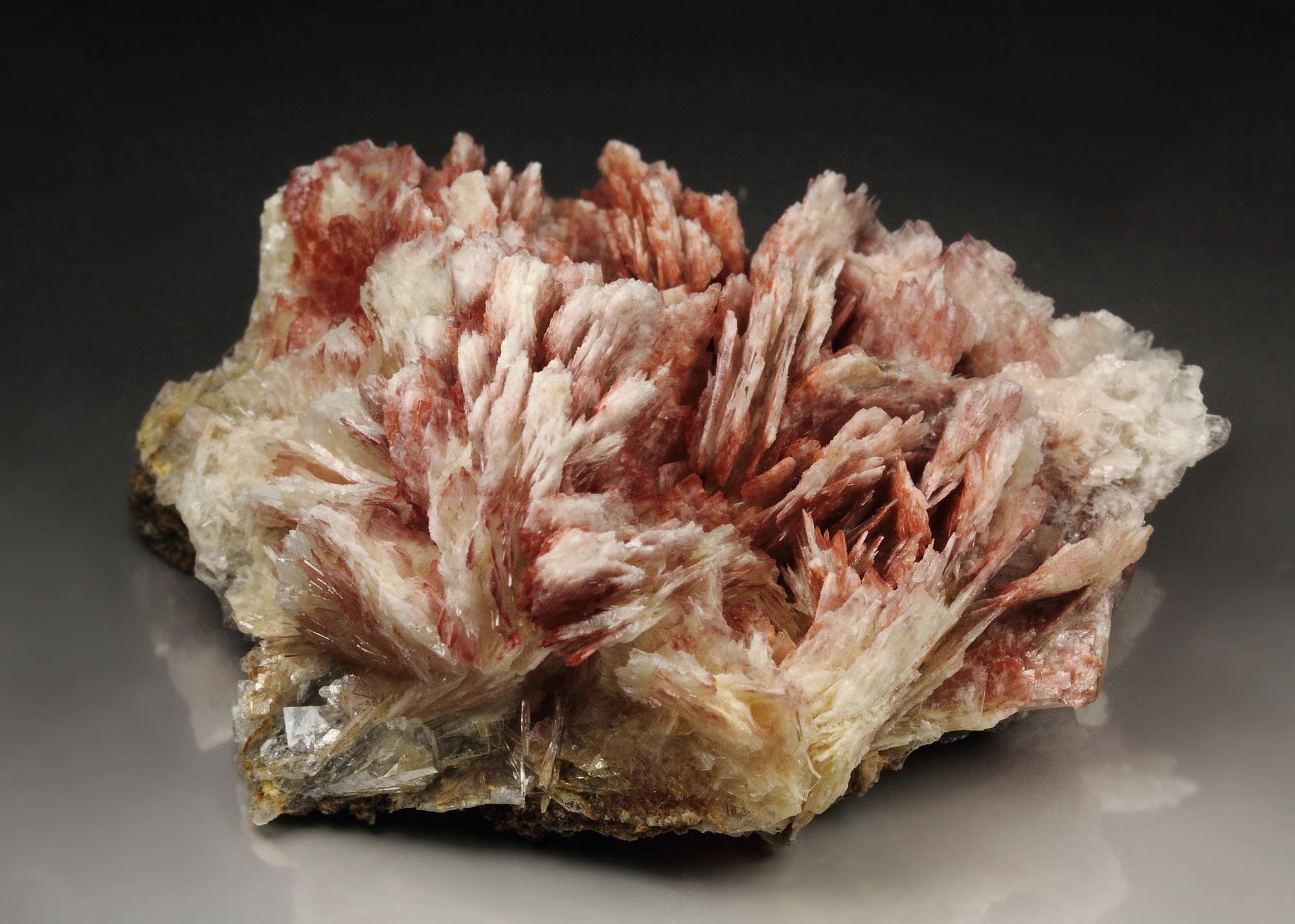 BARYTE with REALGAR inclusions