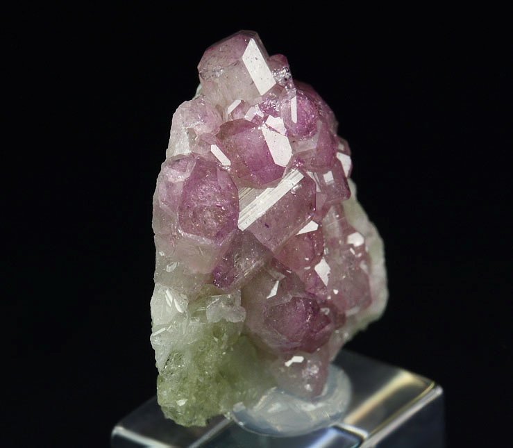 gem VESUVIANITE with RASPBERRY CAPS