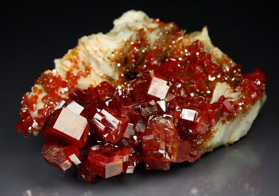 gem VANADINITE, BARYTE