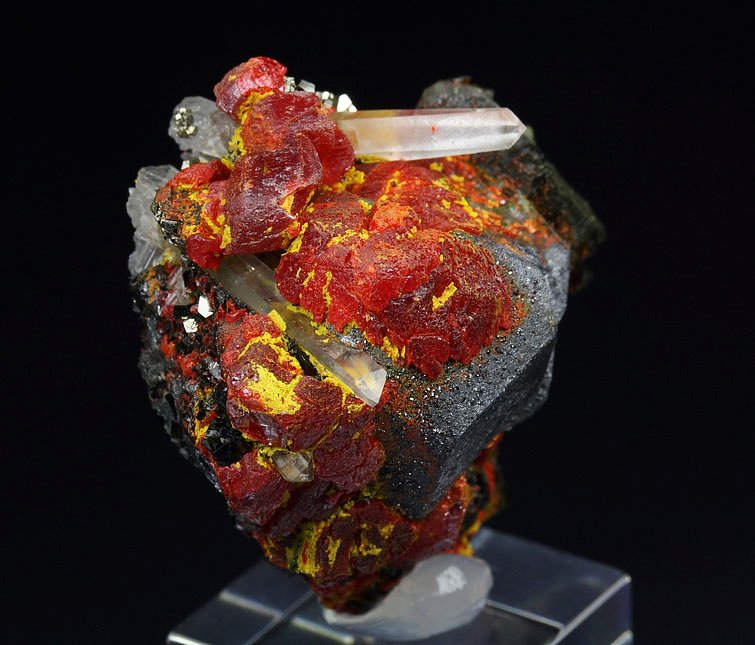 REALGAR, GALENA, ORPIMENT, SPHALERITE, QUARTZ