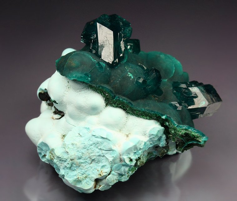 DIOPTASE, CHRYSOCOLLA, MALACHITE 