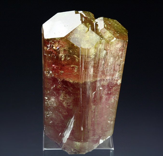 TOURMALINE var. ELBAITE, ALBITE