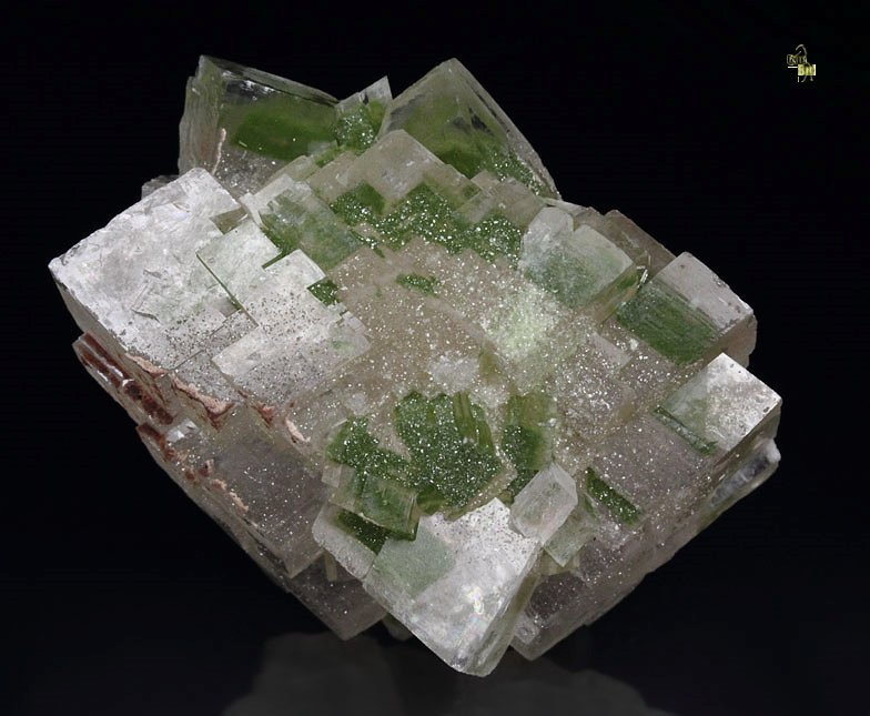 DUFTITE, CALCITE with DUFTITE inclusions