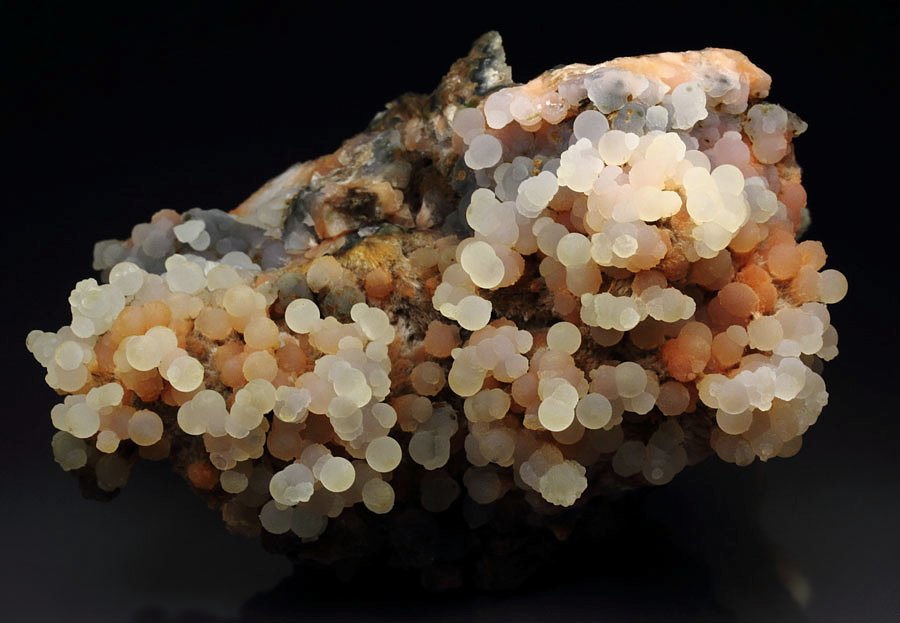 THOMSONITE, CHALCEDONY, FOSSIL CORAL