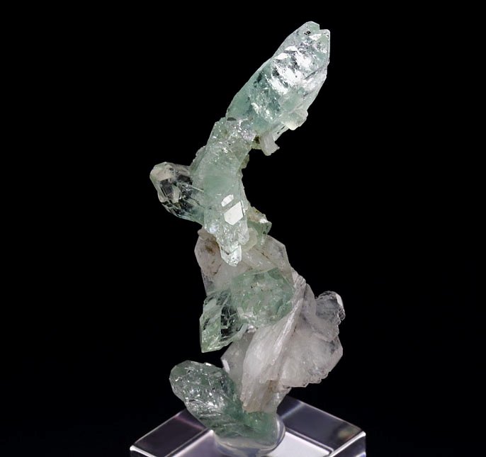 gem FLUORAPOPHYLLITE-(K), STILBITE