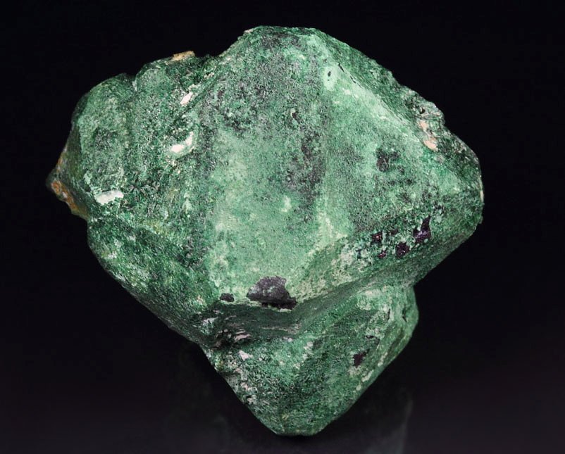 CUPRITE with MALACHITE coating - floater
