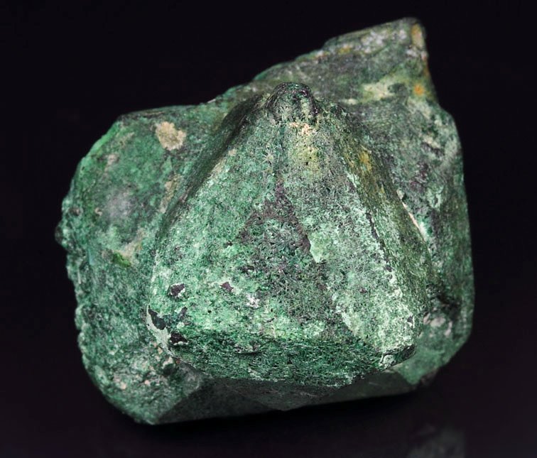 CUPRITE with MALACHITE coating - floater