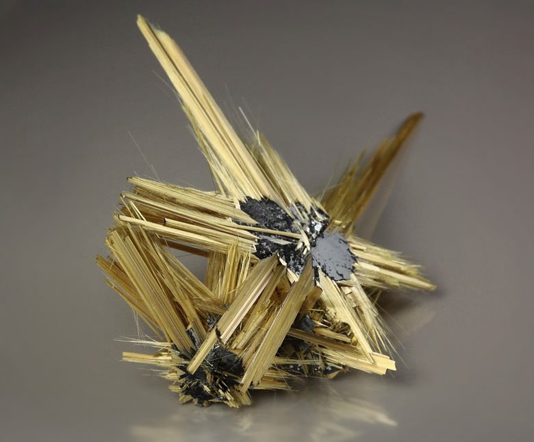 RUTILE, HEMATITE