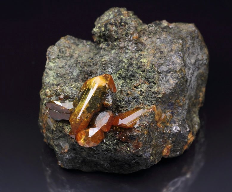 new find - gemmy ANGLESITE, GALENA