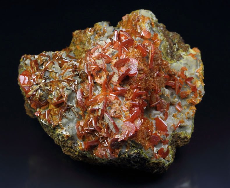 WULFENITE, CERUSSITE