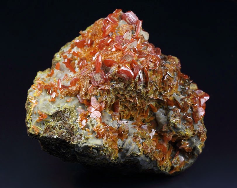 WULFENITE, CERUSSITE