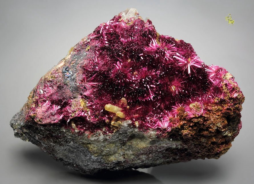 ERYTHRITE, PHLOGOPITE, QUARTZ