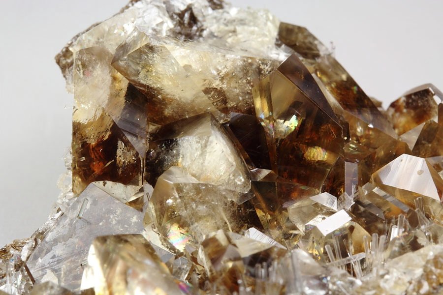 CALCITE, NATROLITE