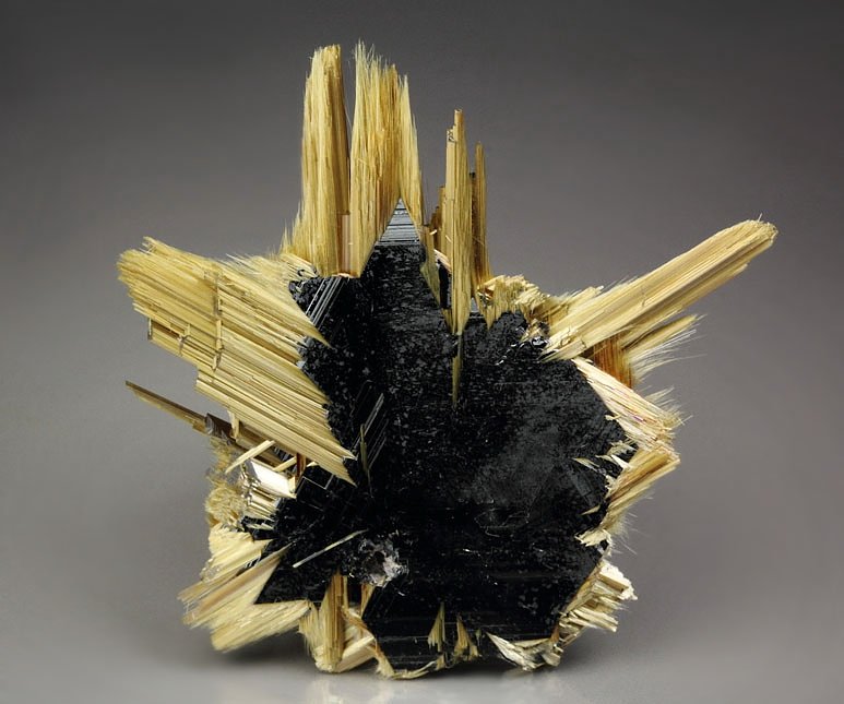 RUTILE, HEMATITE