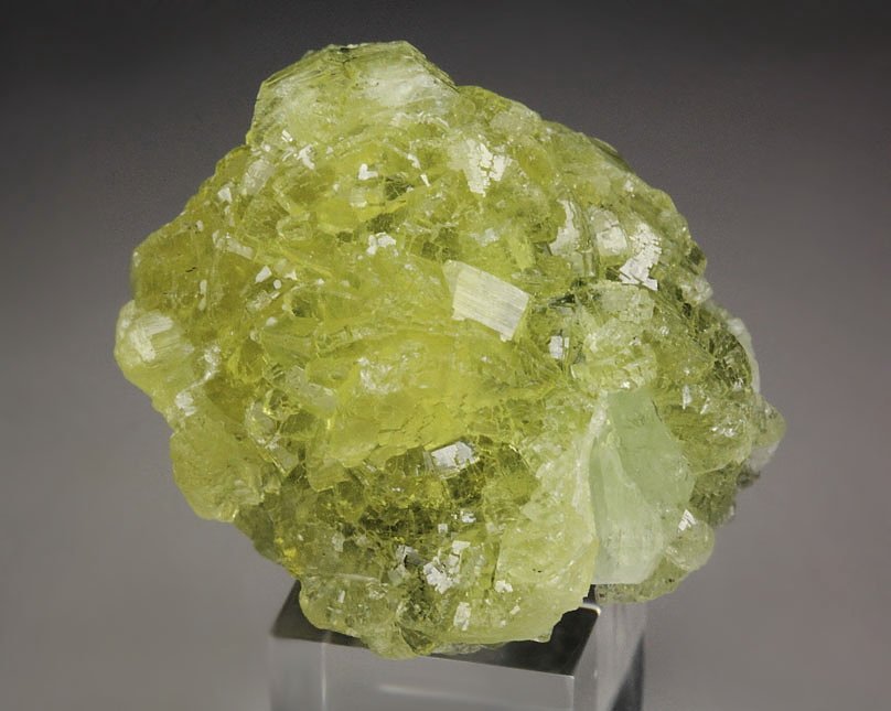 gemmy PREHNITE, DIOPSIDE