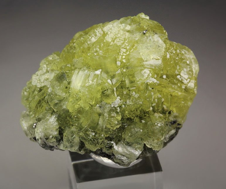 gemmy PREHNITE, DIOPSIDE