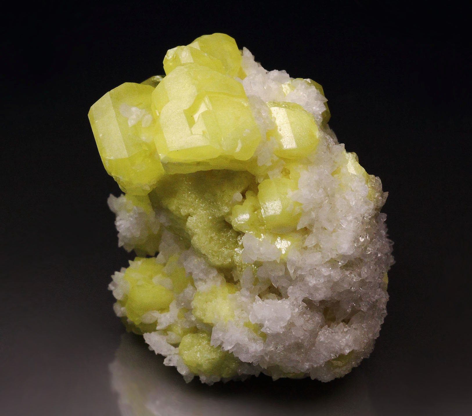 SULPHUR, ARAGONITE