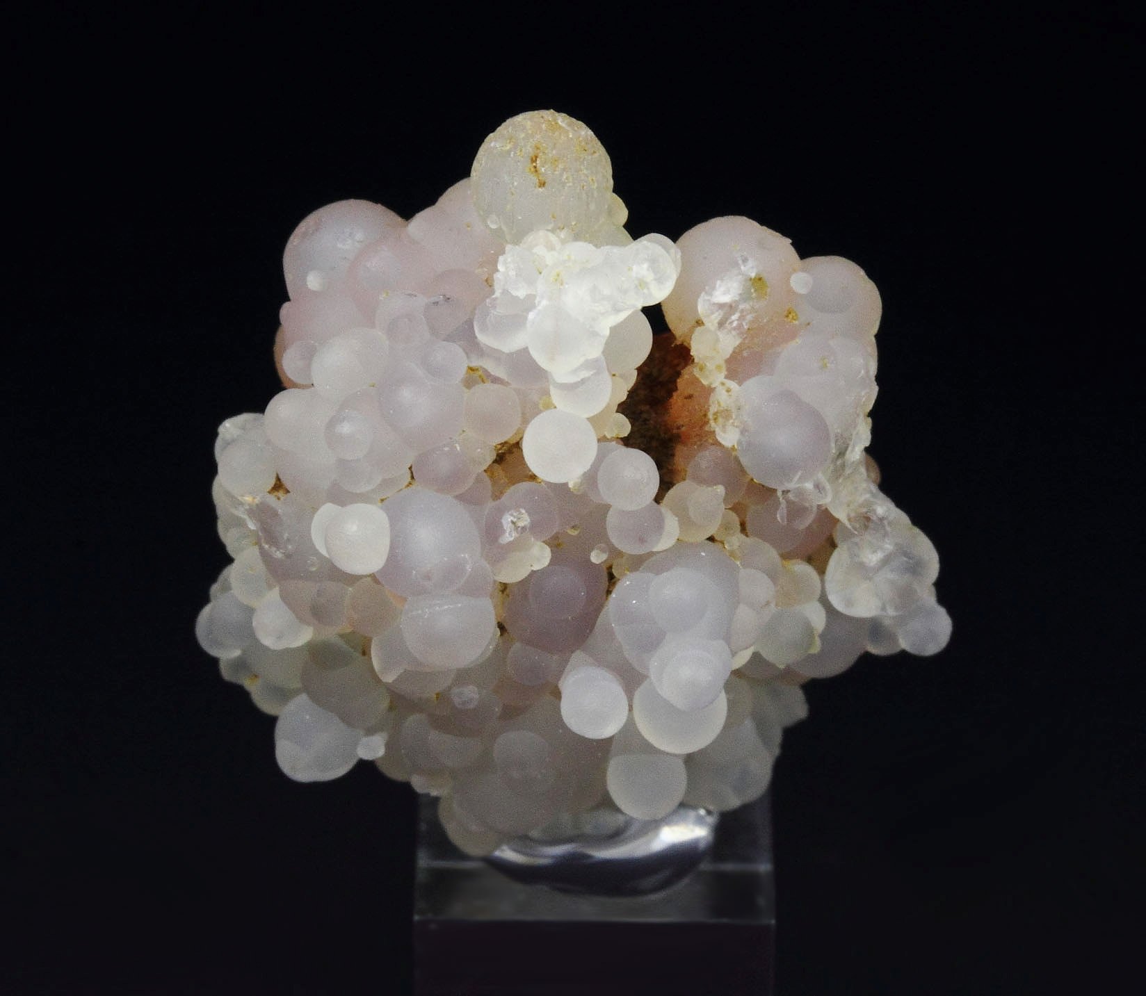 orange SCOLECITE, CHALCEDONY