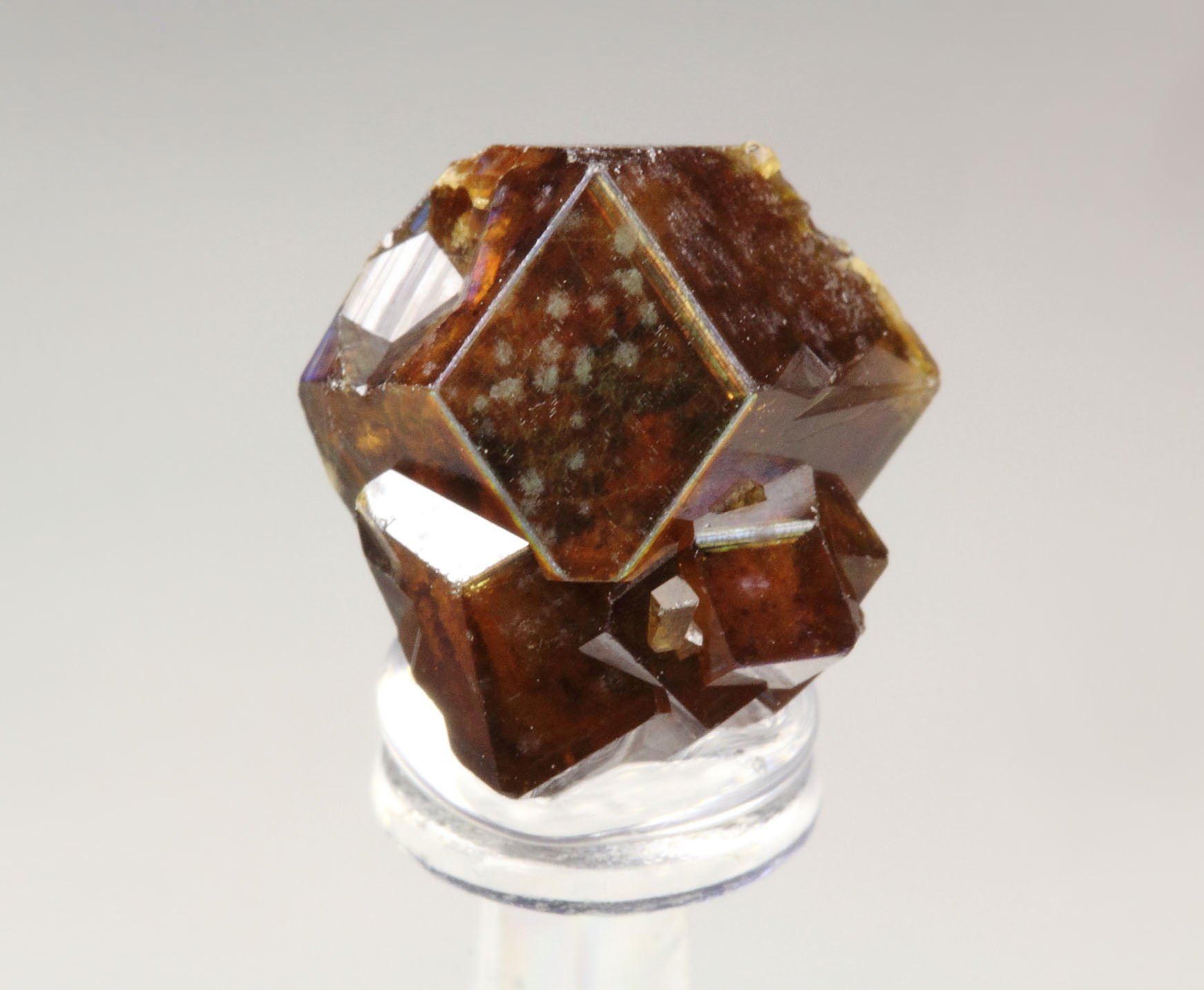 iridescent rainbow GARNET var. ANDRADITE