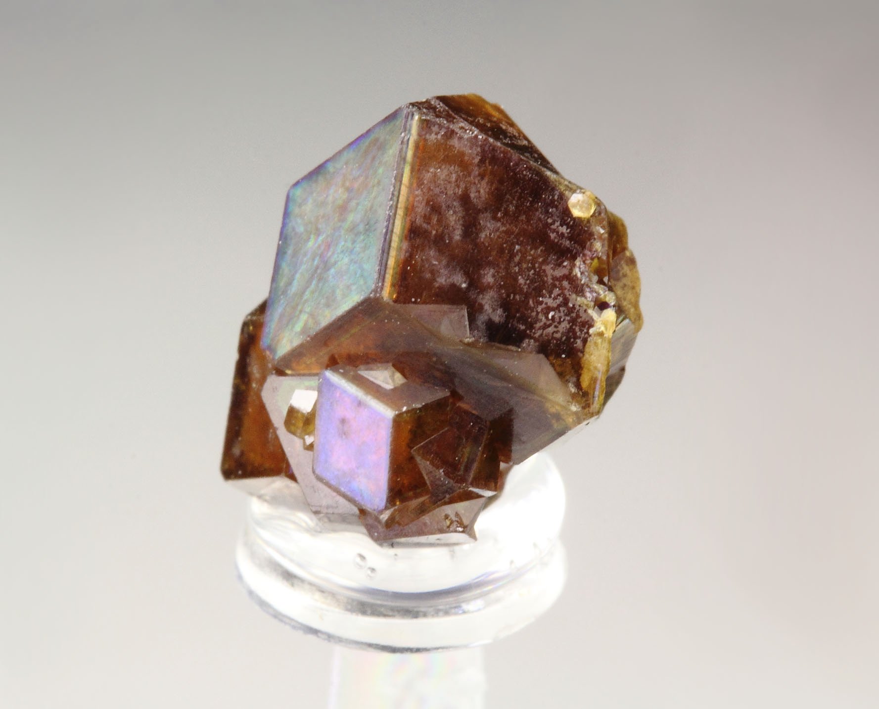 iridescent rainbow GARNET var. ANDRADITE