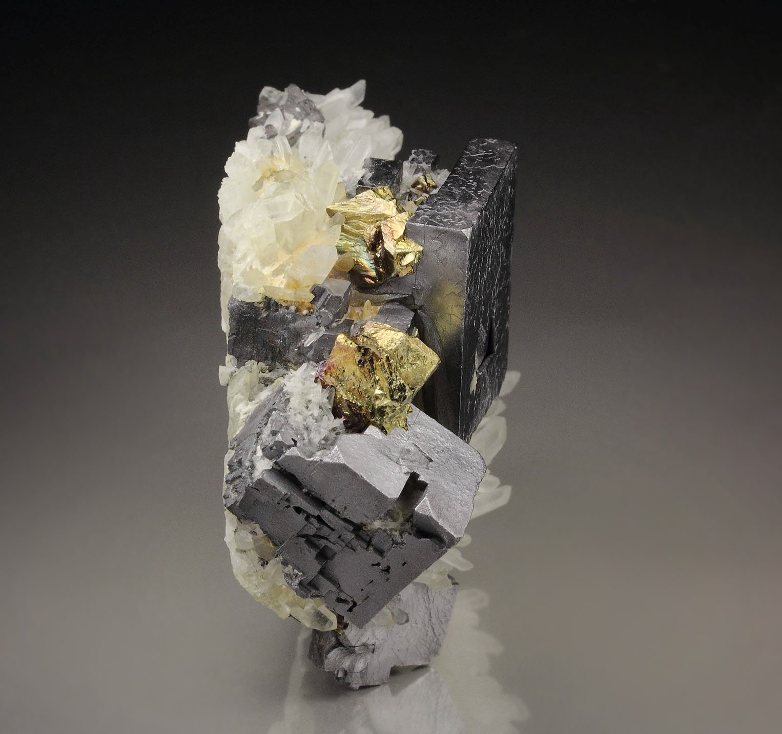 GALENA, CHALCOPYRITE, QUARTZ