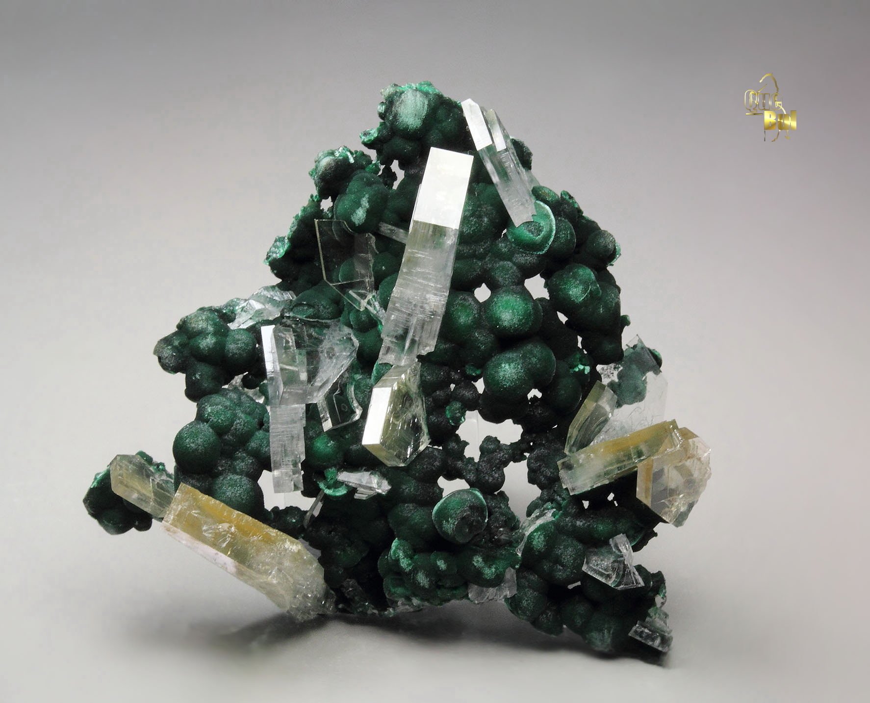 BARYTE, MALACHITE