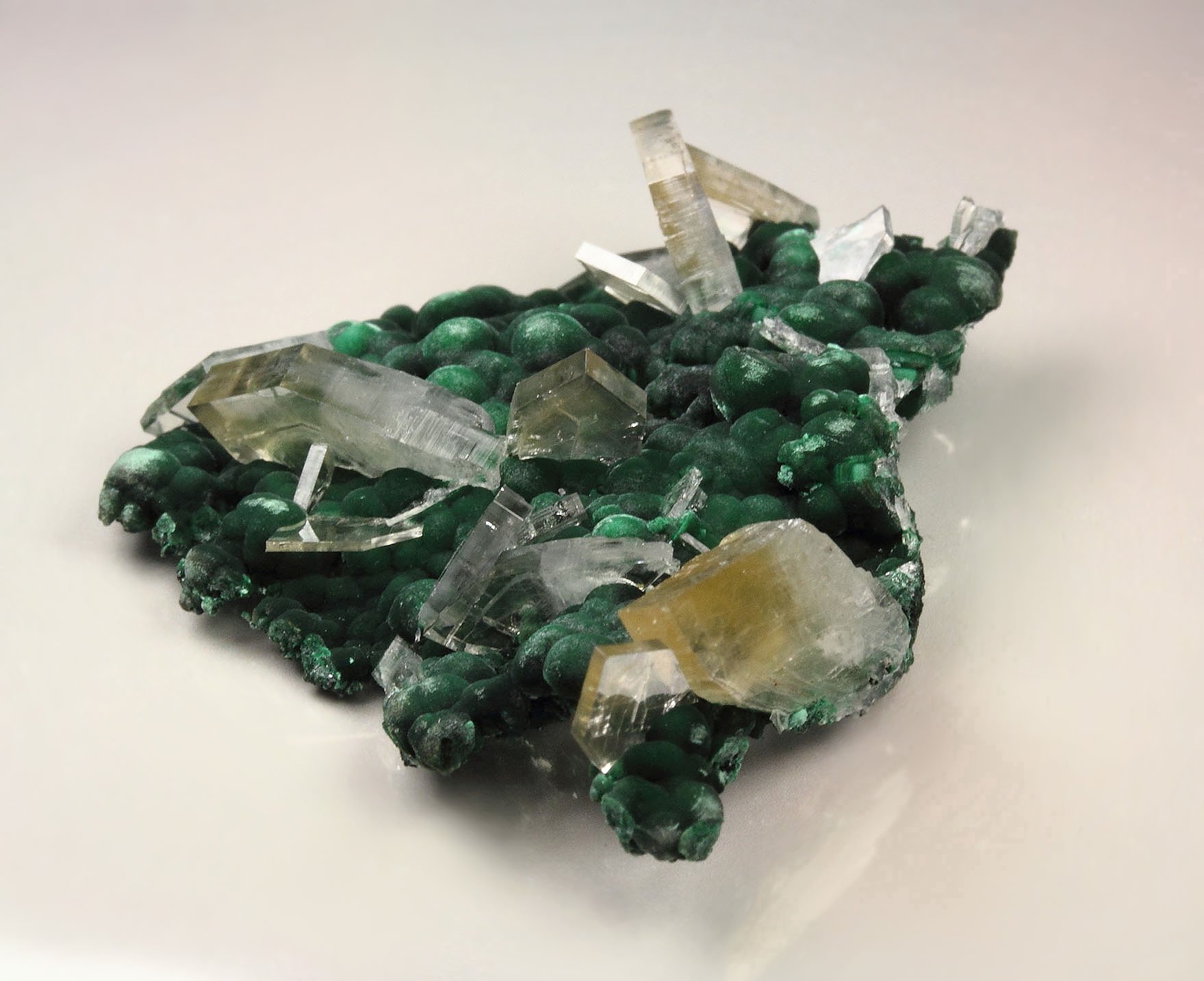 BARYTE, MALACHITE