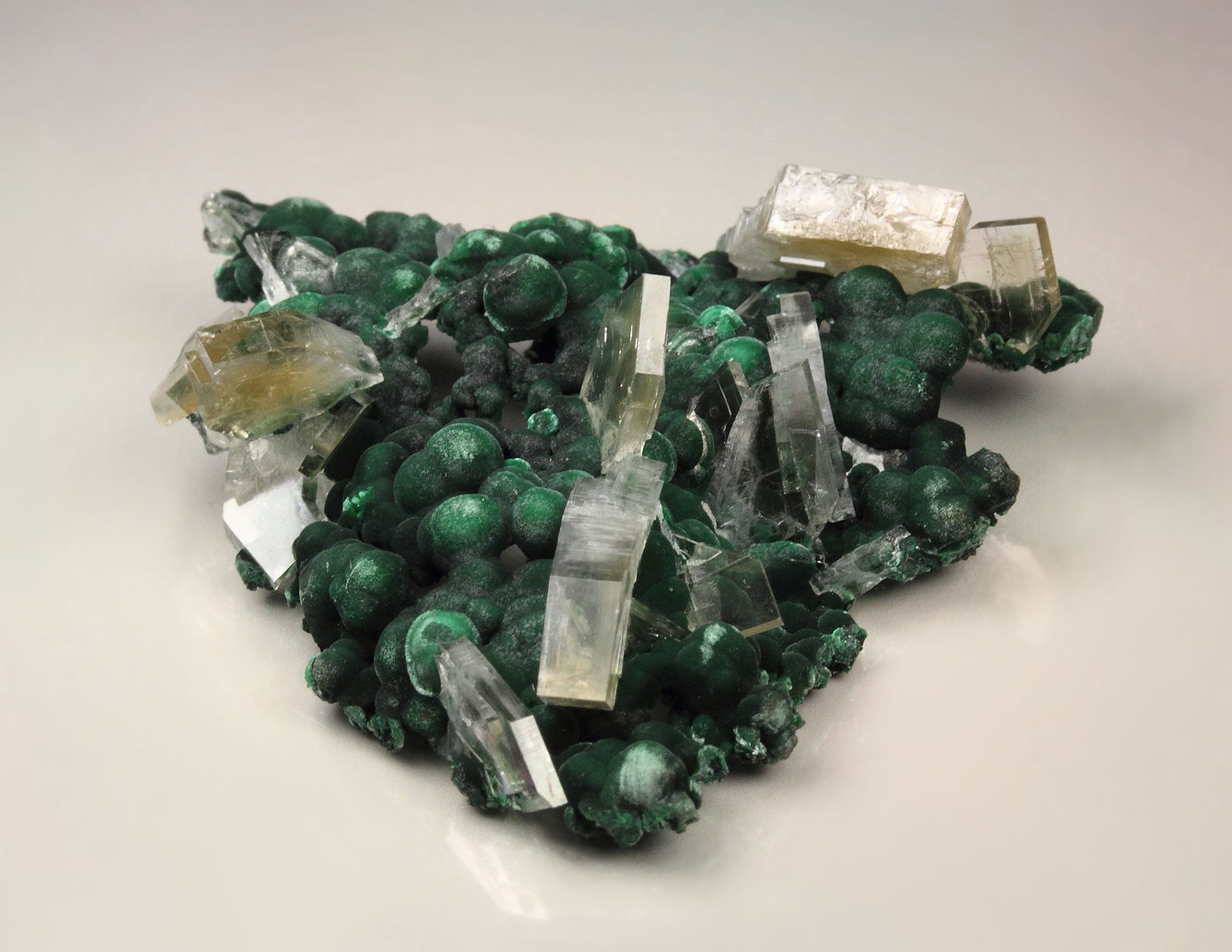 BARYTE, MALACHITE