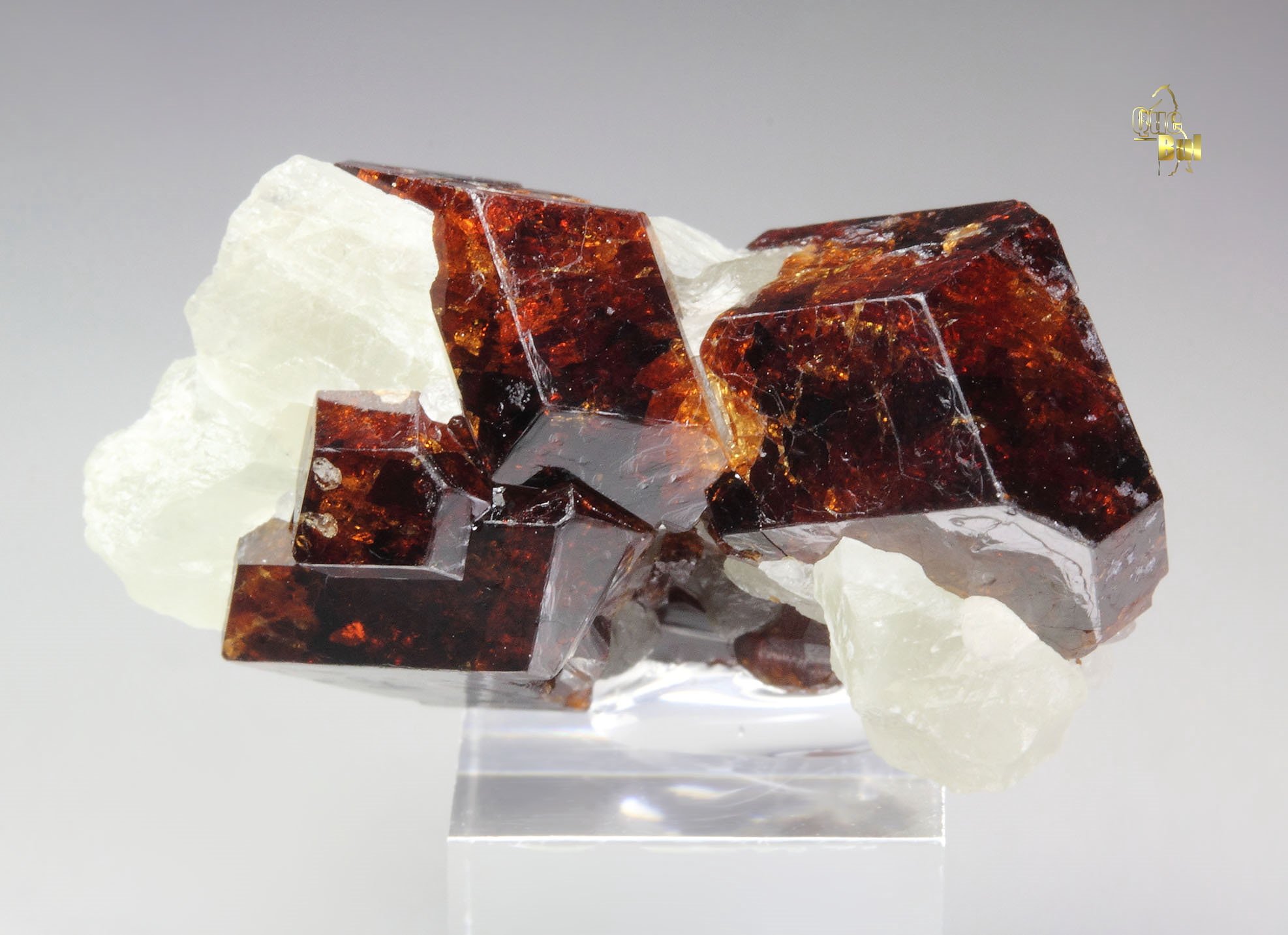 GARNET var. ANDRADITE, PREHNITE