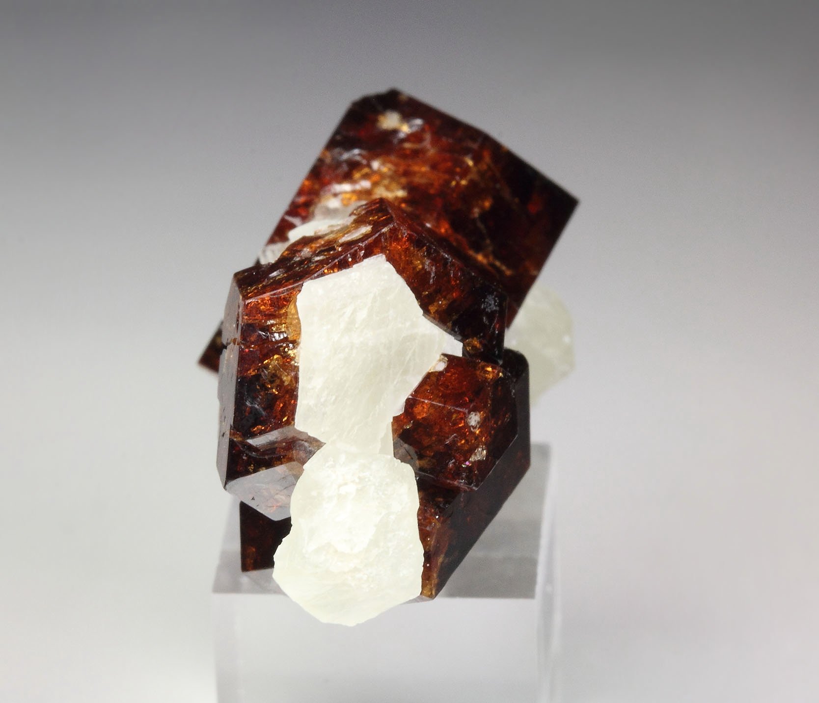 GARNET var. ANDRADITE, PREHNITE