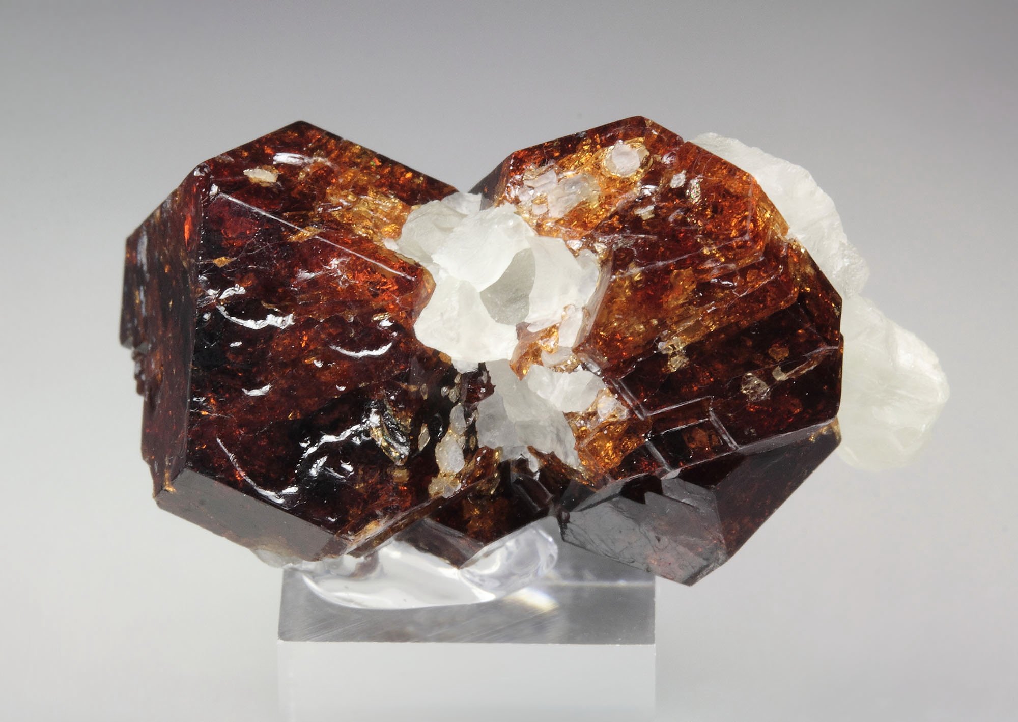 GARNET var. ANDRADITE, PREHNITE