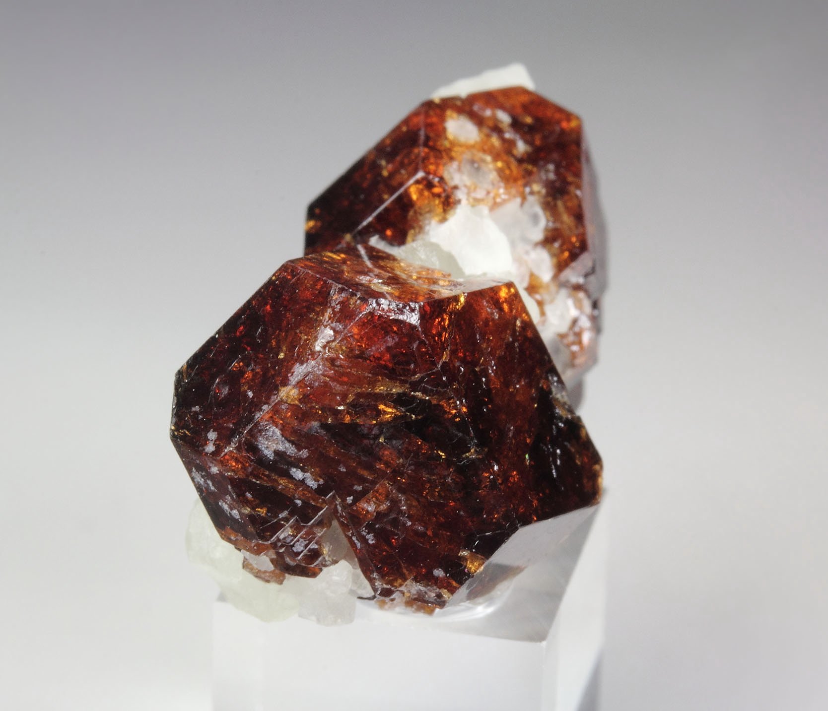 GARNET var. ANDRADITE, PREHNITE