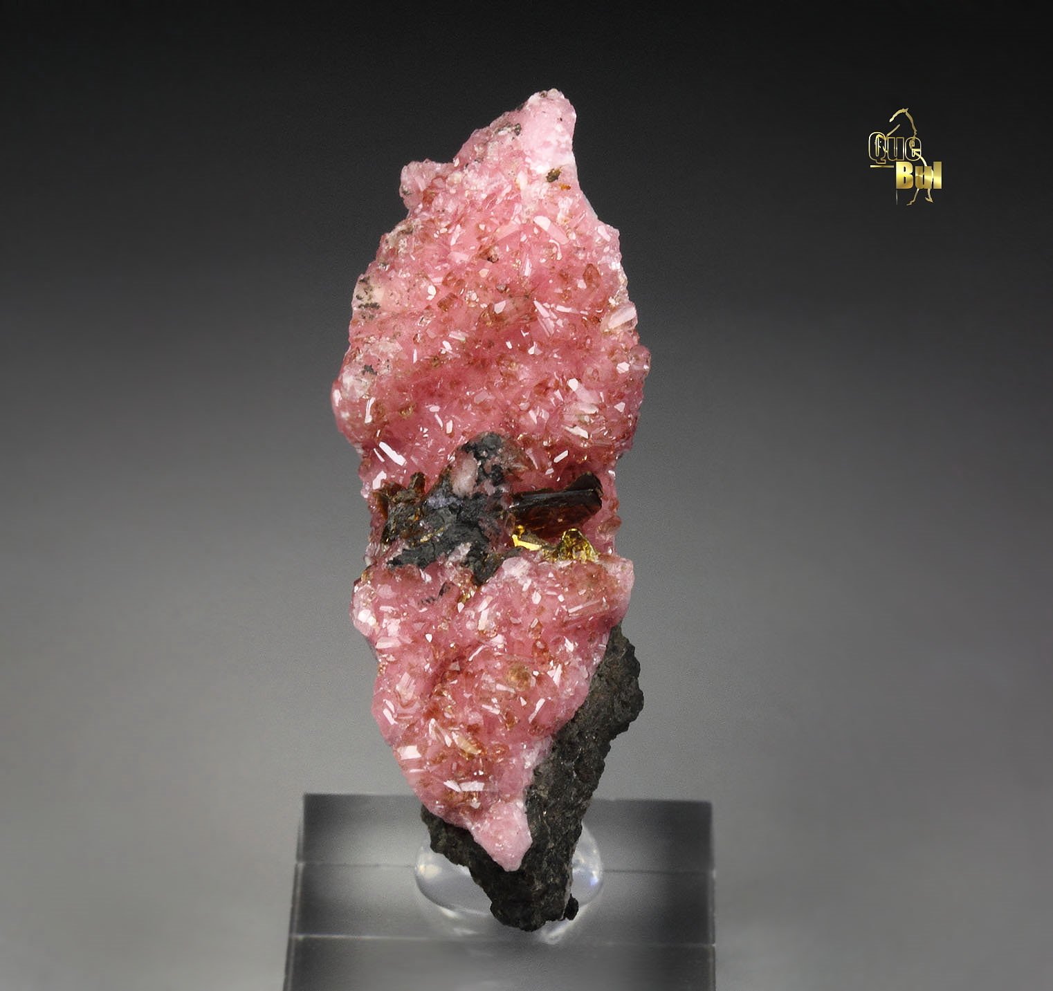 SHIGAITE, RHODOCHROSITE