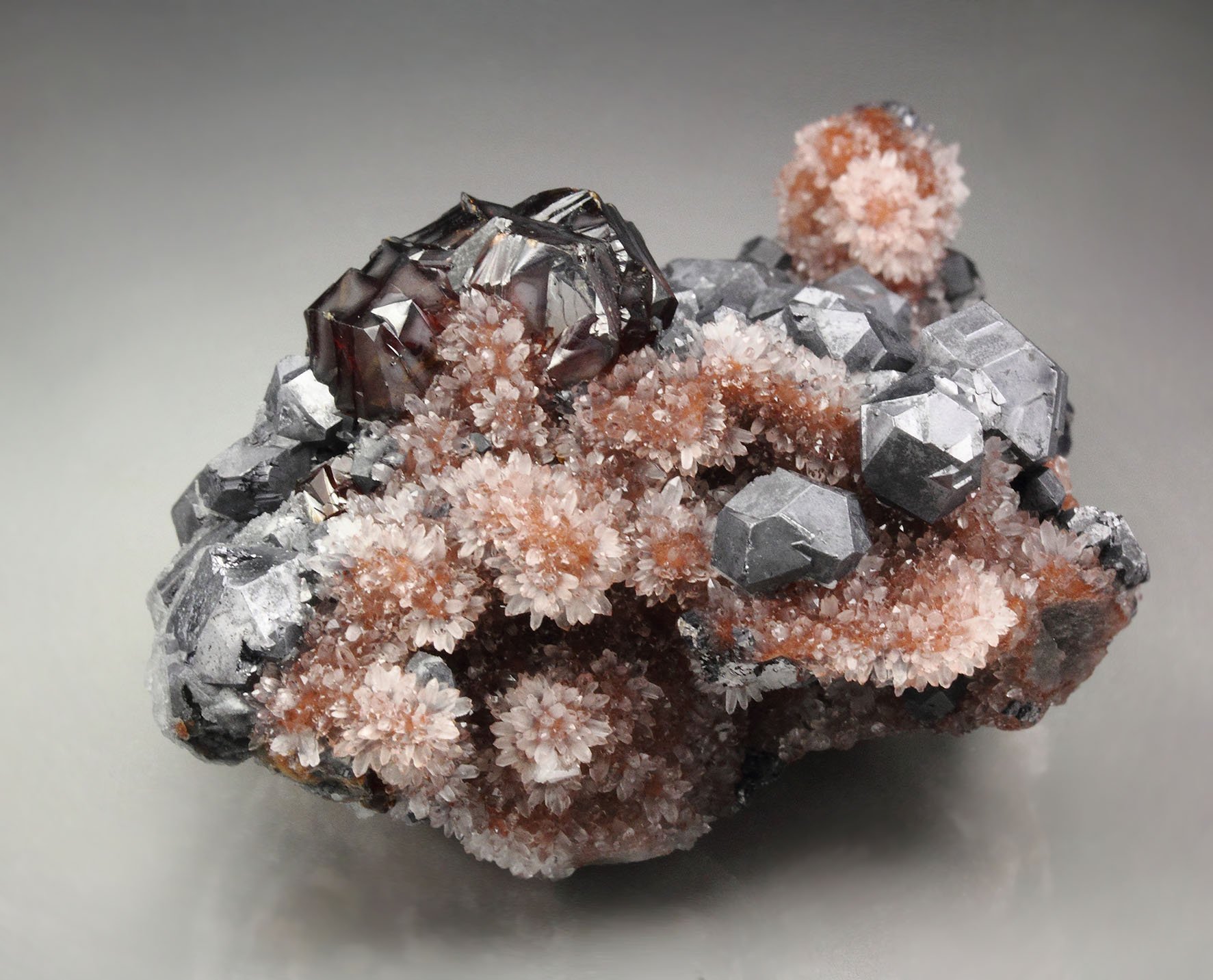 gemmy SPHALERITE, GALENA, QUARTZ