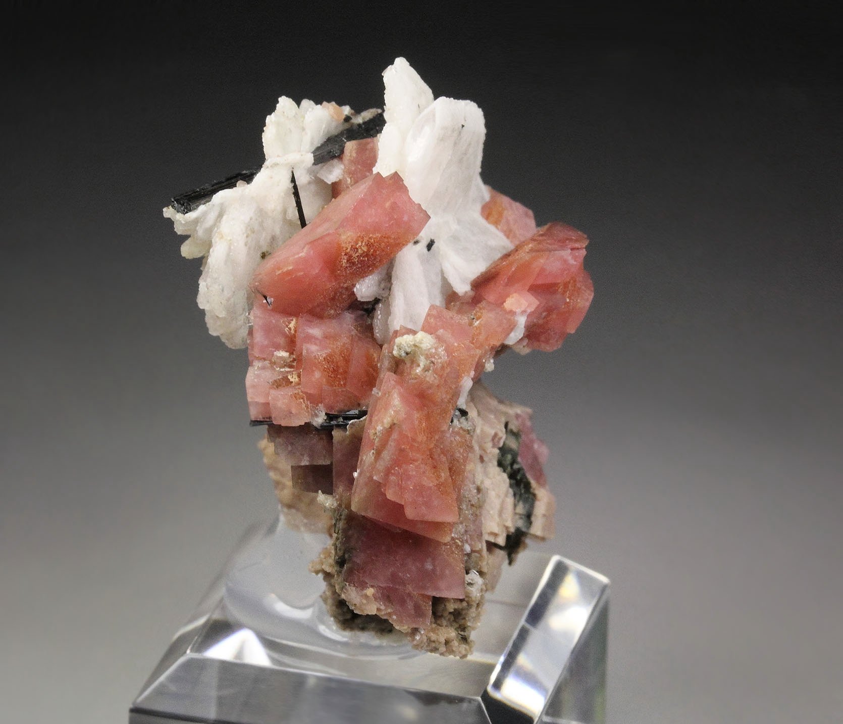 RHODOCHROSITE, ALBITE, AEGIRINE