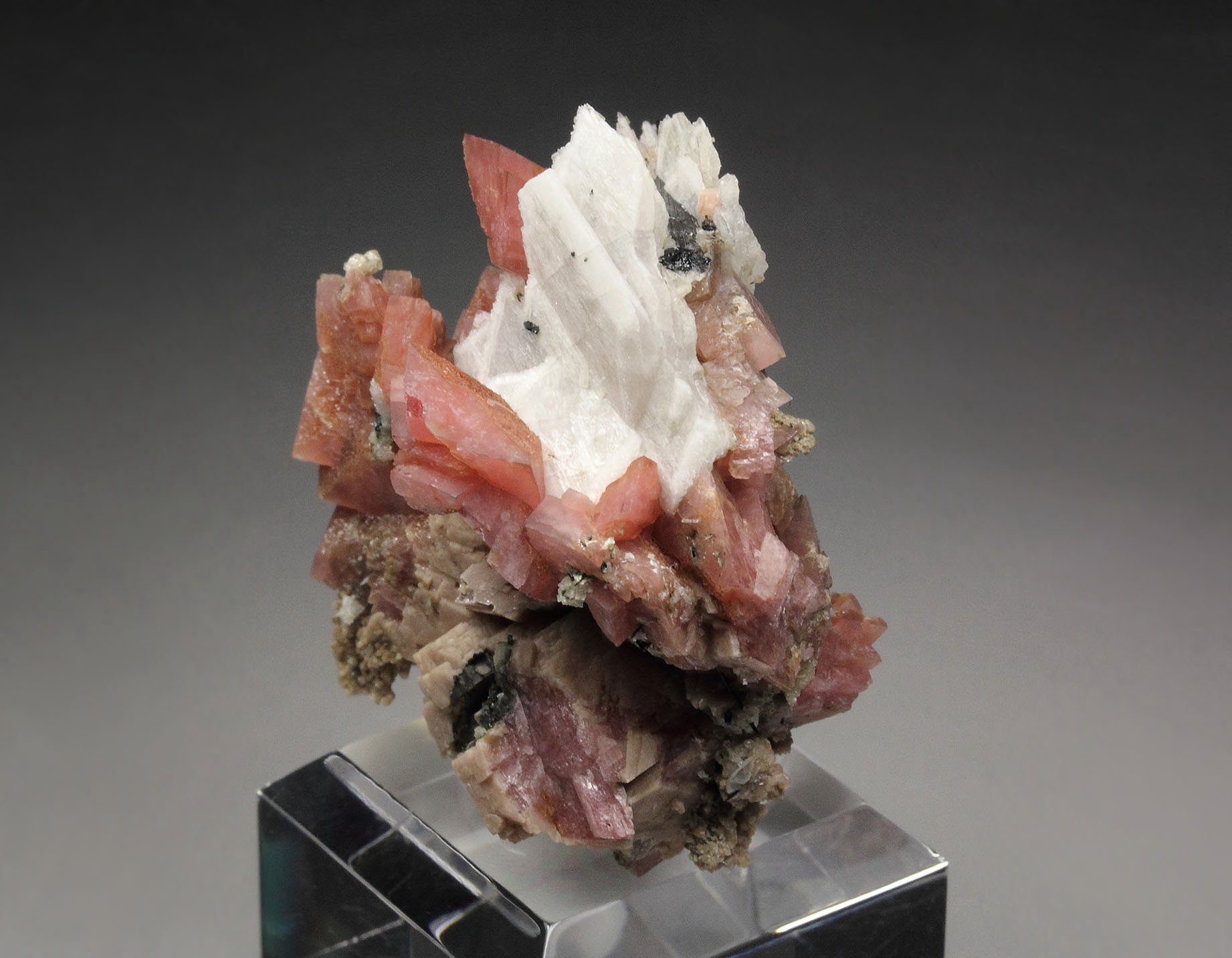 RHODOCHROSITE, ALBITE, AEGIRINE