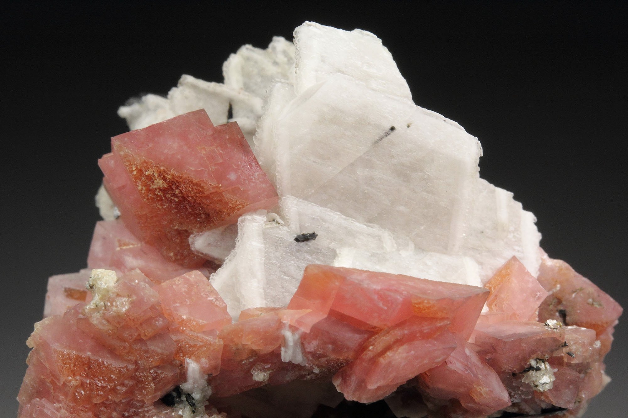 RHODOCHROSITE, ALBITE, AEGIRINE