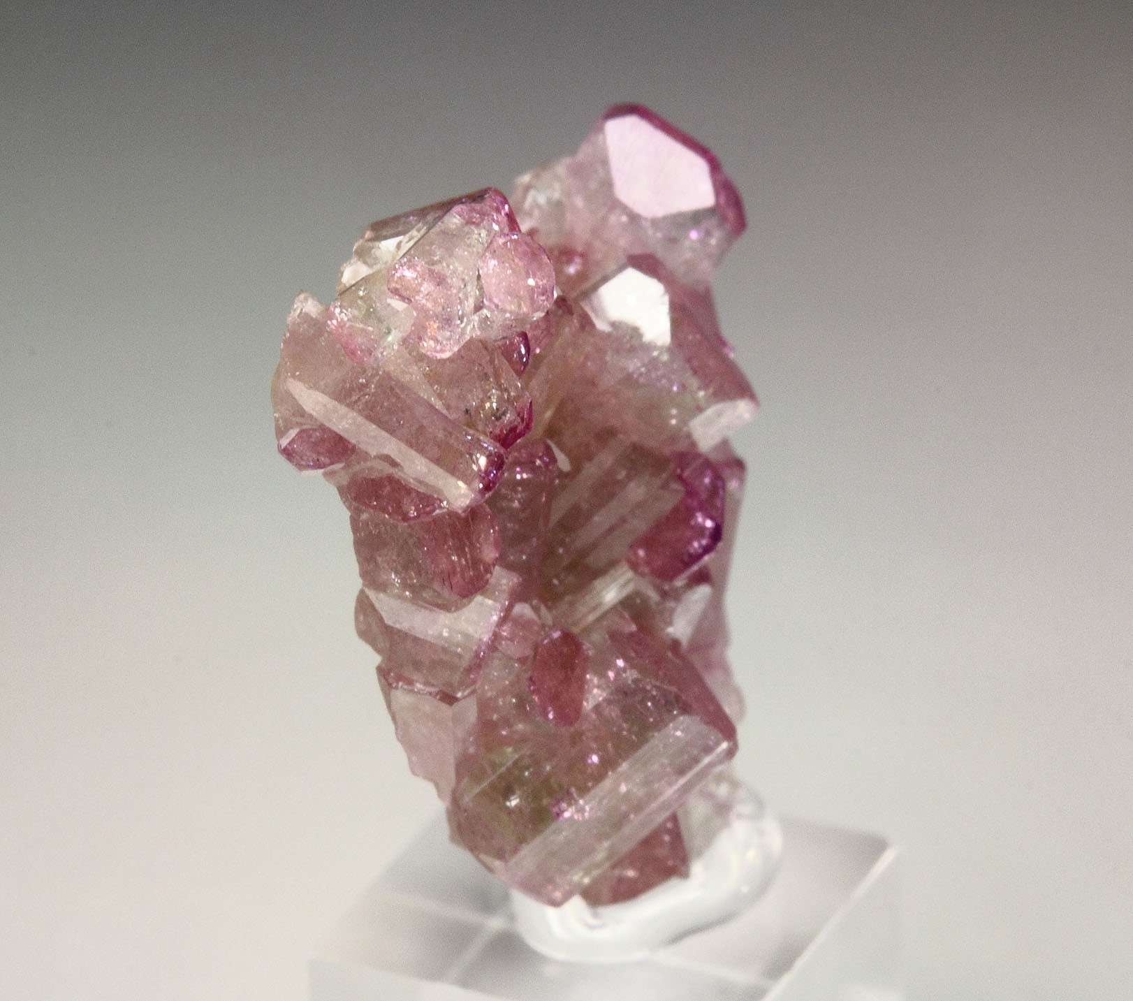 gem VESUVIANITE with RASPBERRY CAPS