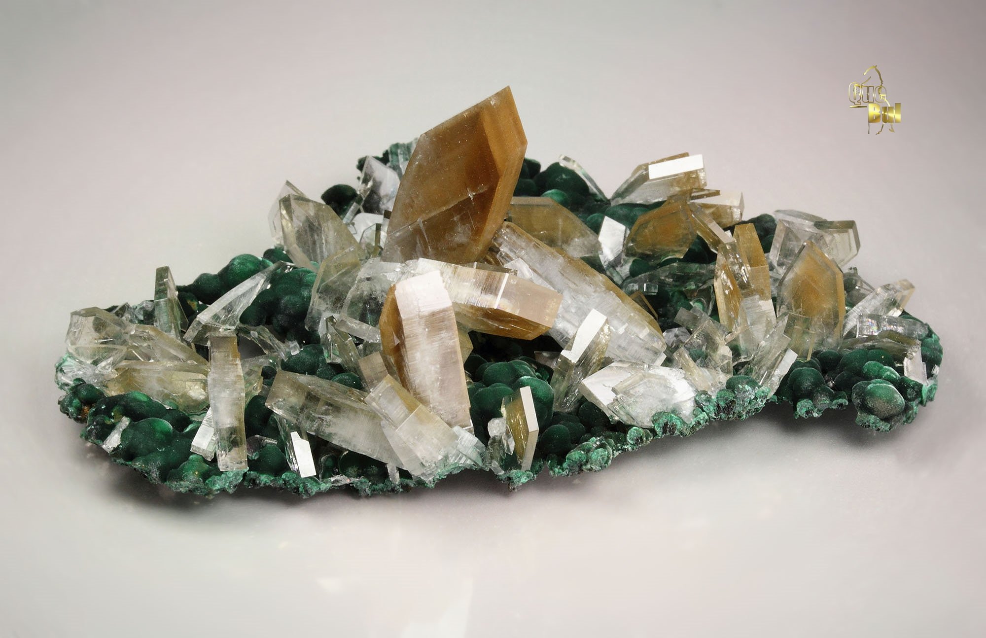 BARYTE, MALACHITE