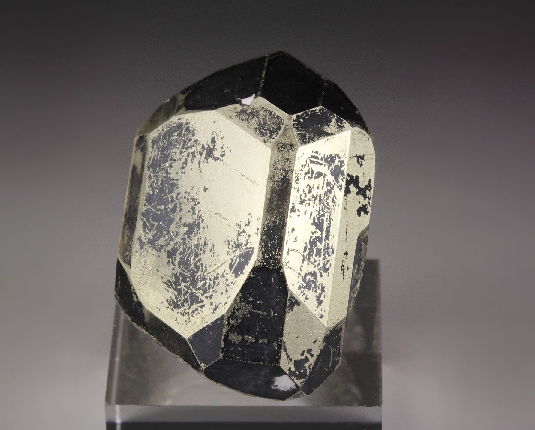 PYRITE with CHALCOCITE coating