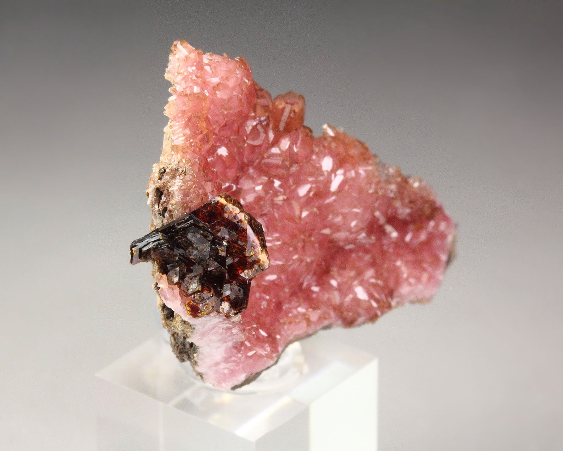 SHIGAITE, RHODOCHROSITE