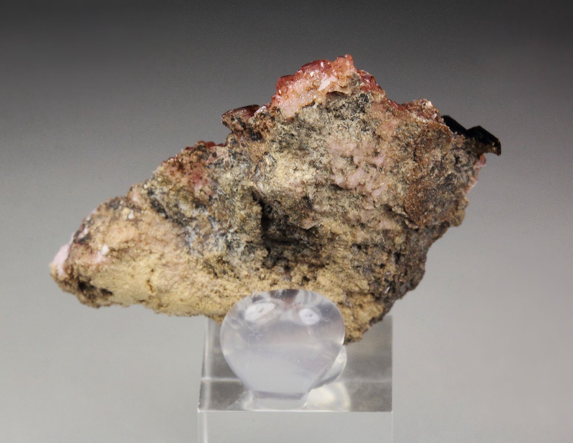 SHIGAITE, RHODOCHROSITE