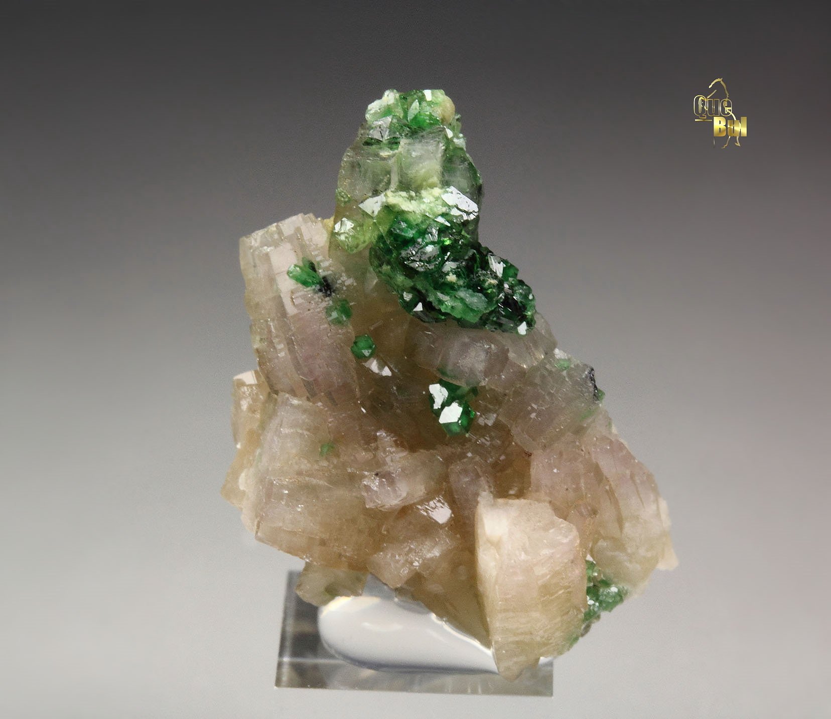 gem GARNET var. GROSSULAR var. CHROMIAN, PREHNITE, CHROMITE