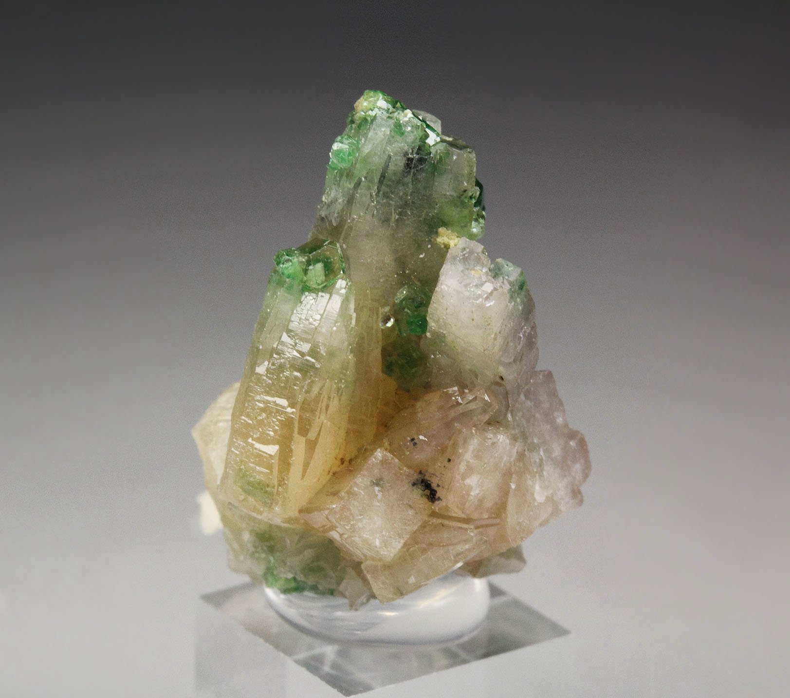 gem GARNET var. GROSSULAR var. CHROMIAN, PREHNITE, CHROMITE