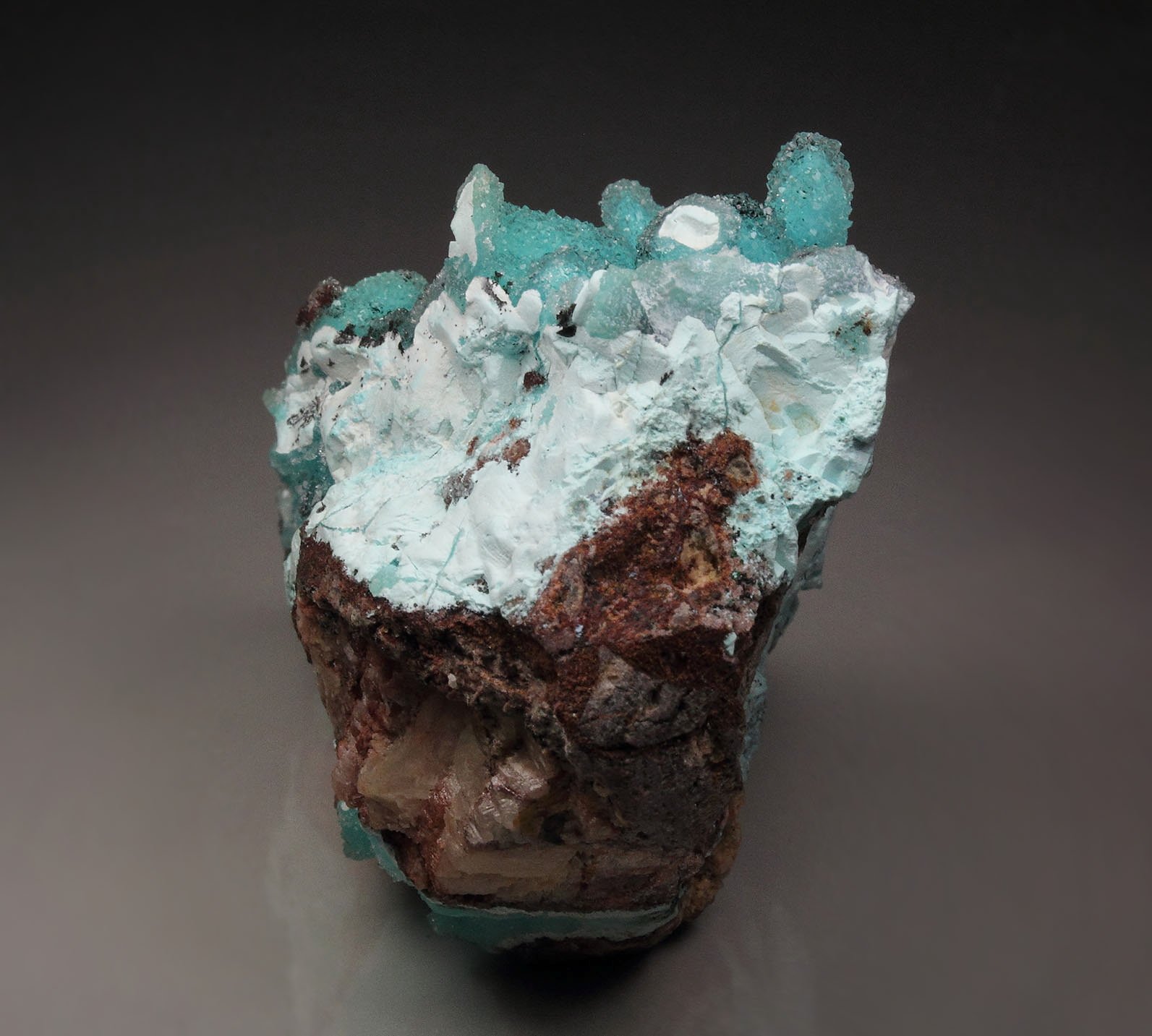 CHRYSOCOLLA, QUARTZ