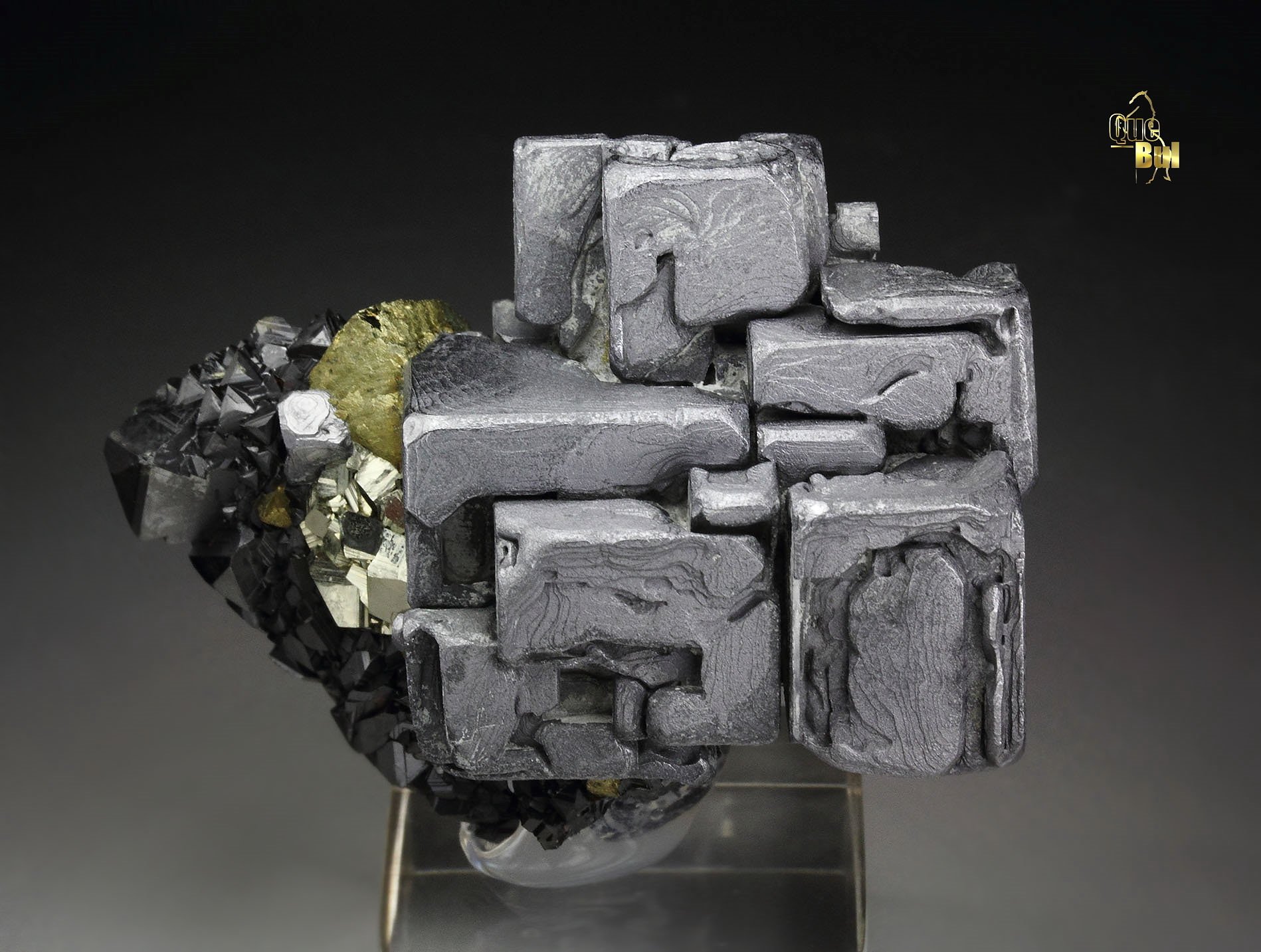 skeletal GALENA, CHALCOPYRITE, PYRITE, SPHALERITE