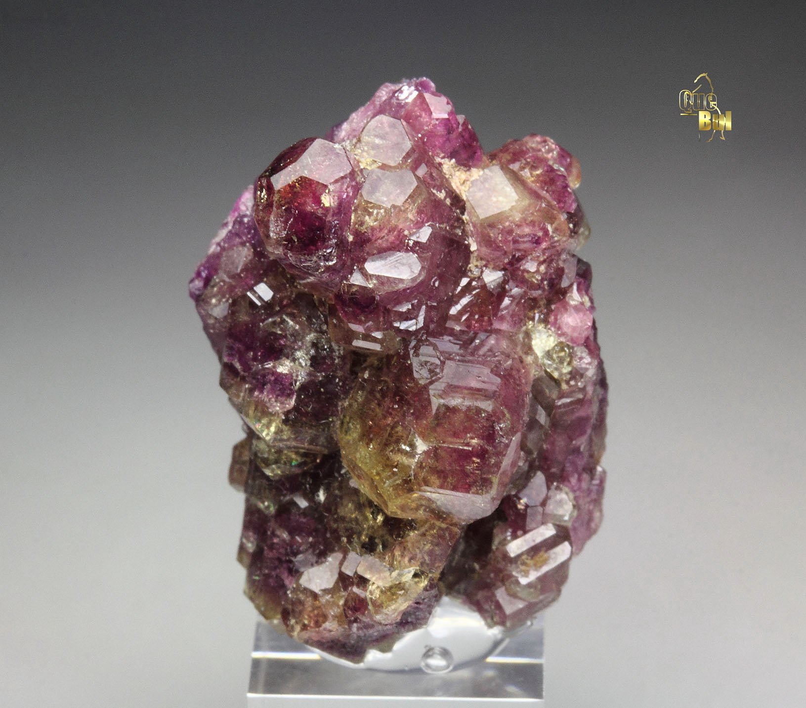 gemmy VESUVIANITE var. MANGANOAN