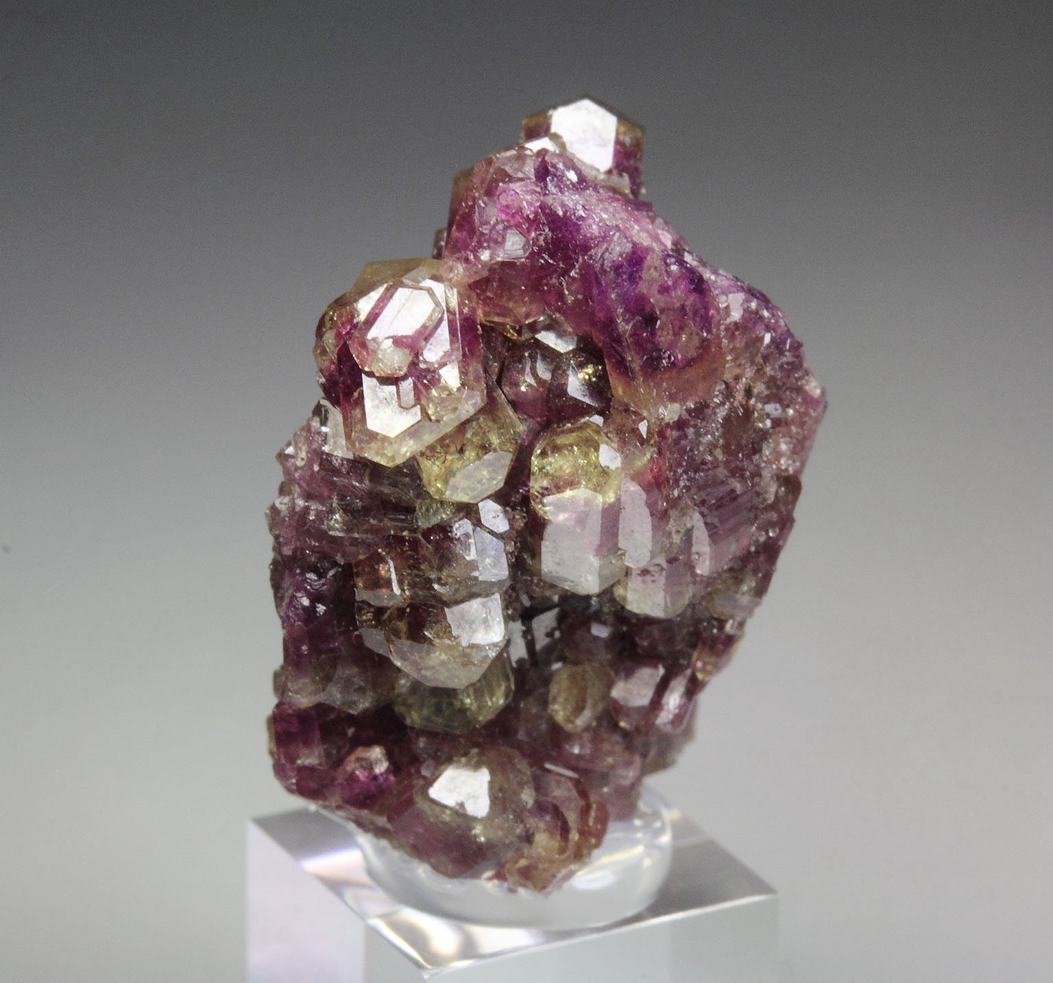 gemmy VESUVIANITE var. MANGANOAN